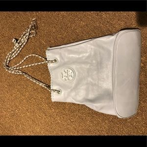 Powder blue Tory Burch cross body bag/backpack